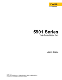 Thumbnail of document Manual - 5901 Triple Point of Water Cells